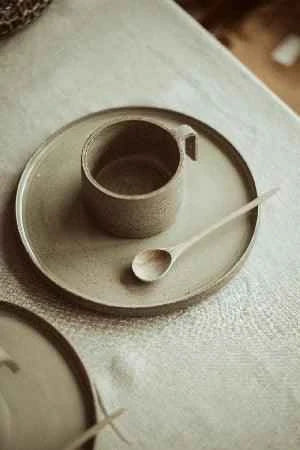 wooden dessert spoon