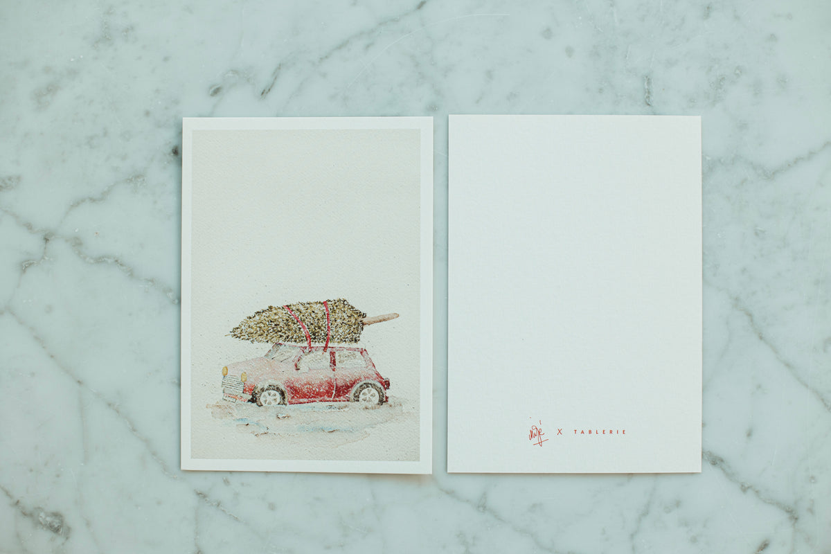 christmas card Mijé - winter set