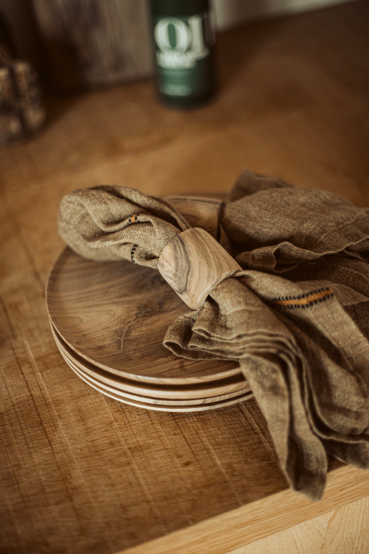 wooden servetring