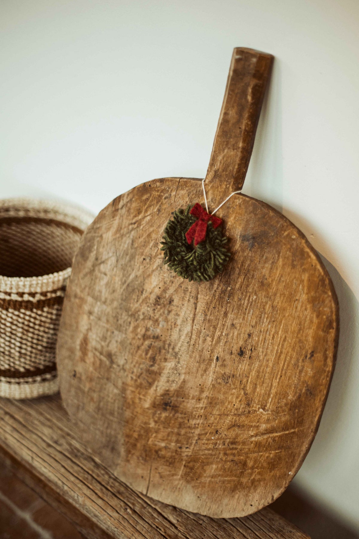 grote ronde broodplank - brocante