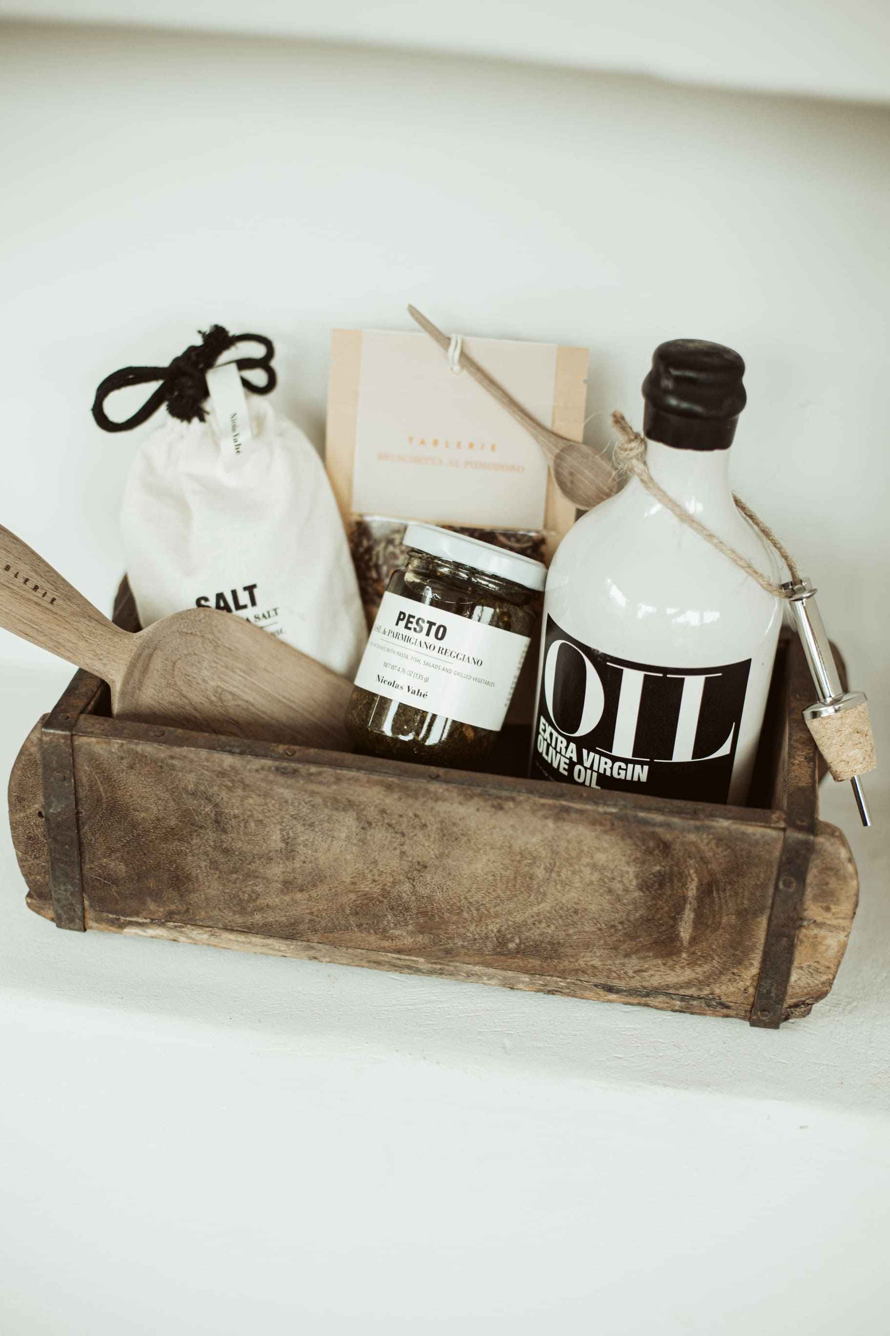 houten minikrat - brocante