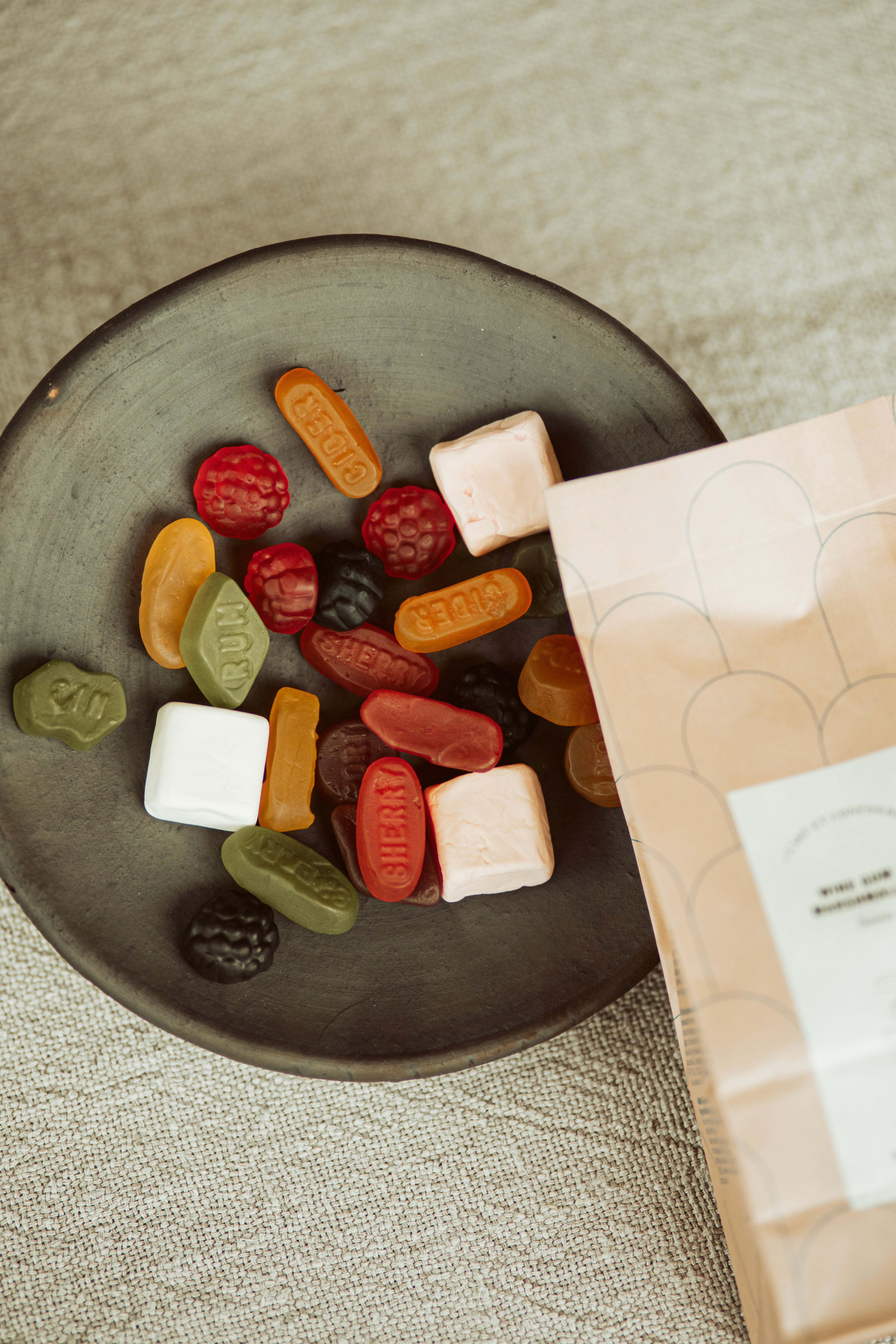 sweets, winegums & marshmallow - 140gr