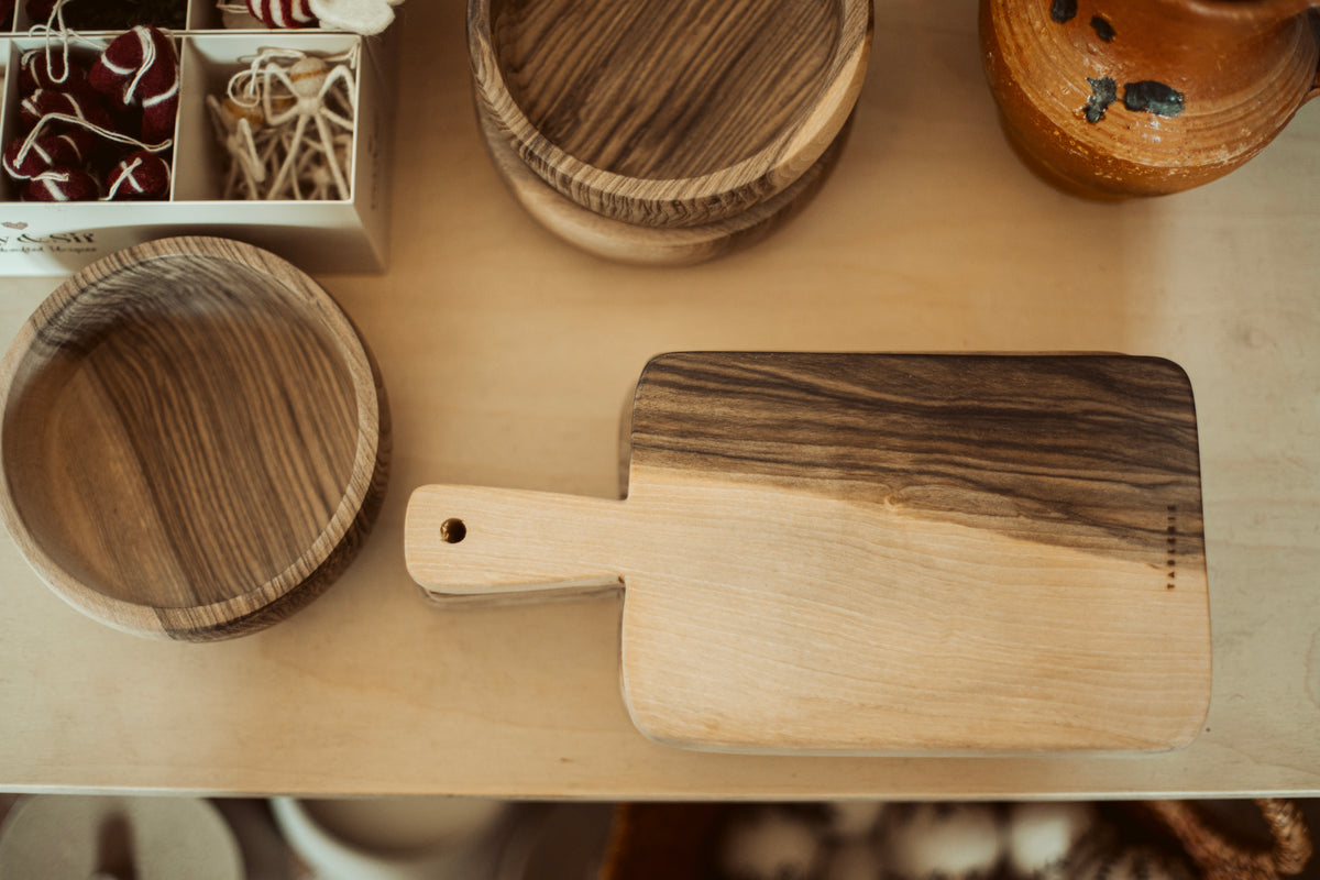 wooden broodplank recht