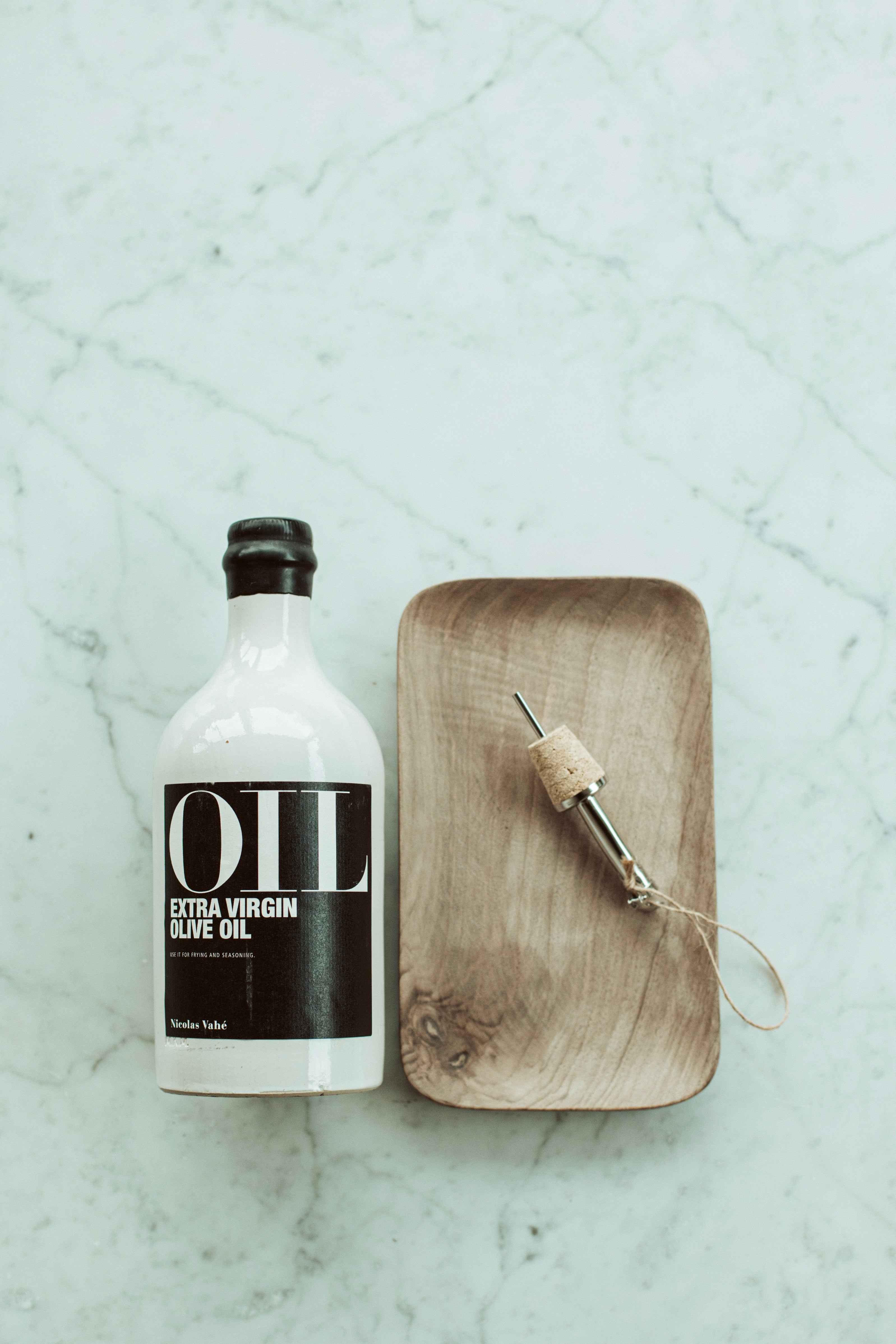 olive oil set & wood