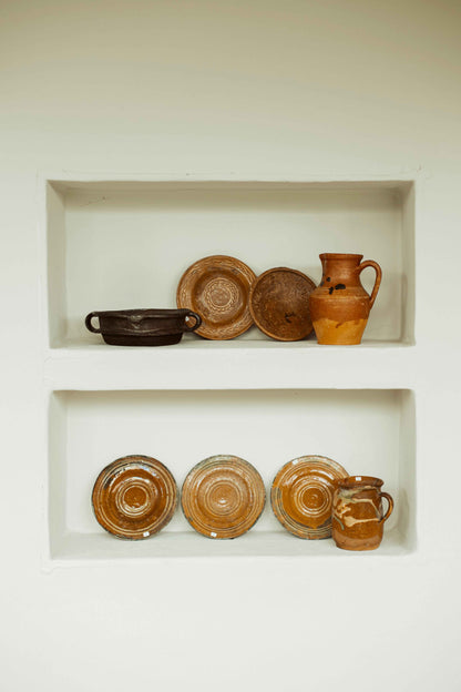 terracotta bordjes - brocante