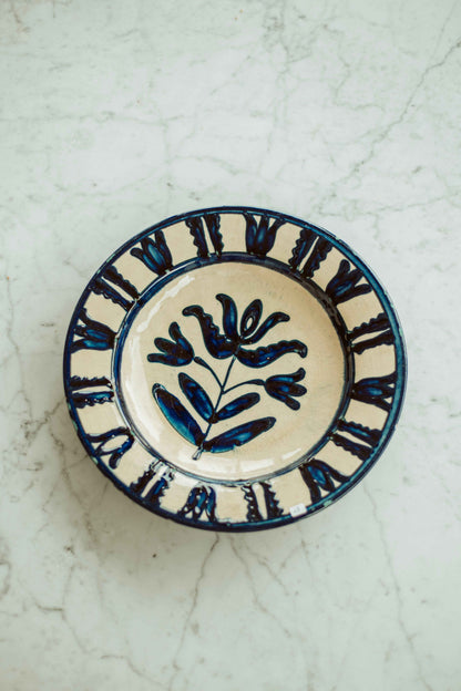 diepes terracotta schaal - brocante