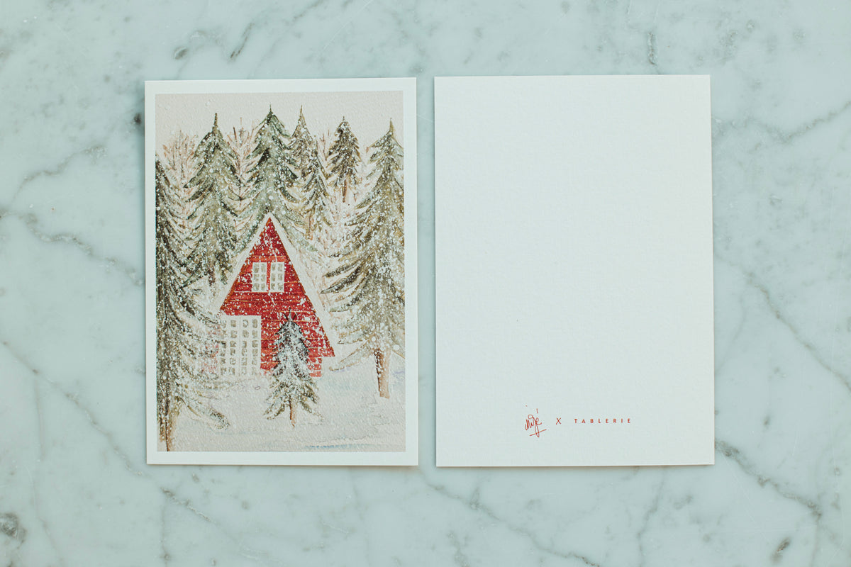 christmas card Mijé - winter set