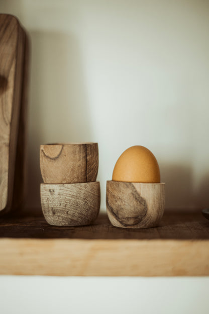 wooden egg cup