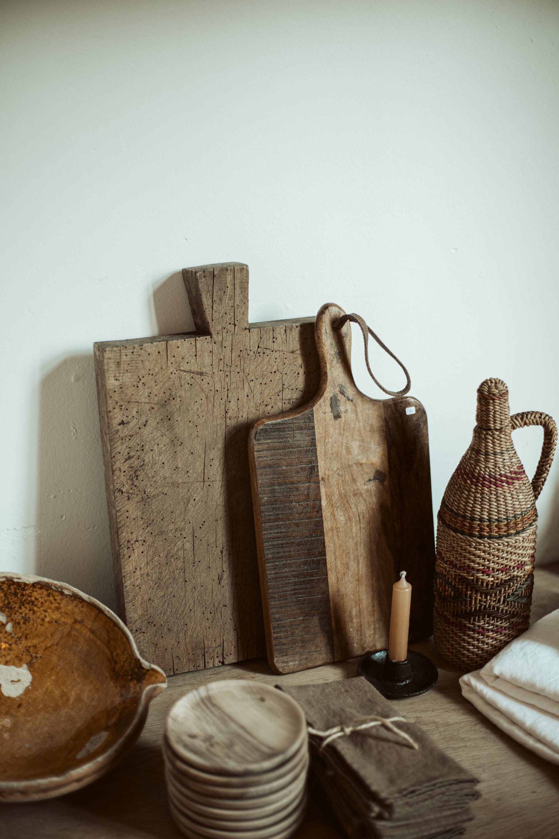 houten snijplanken - brocante