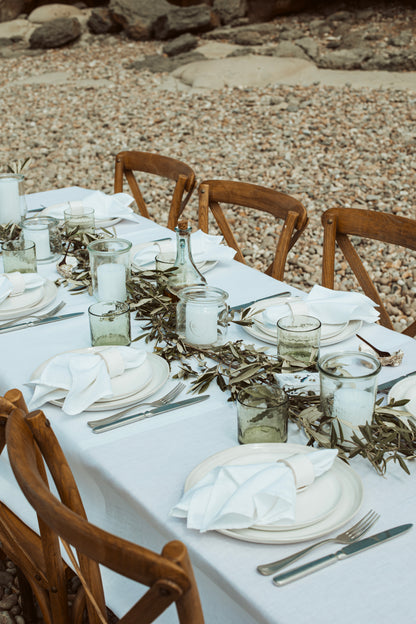 napkin ring white CH