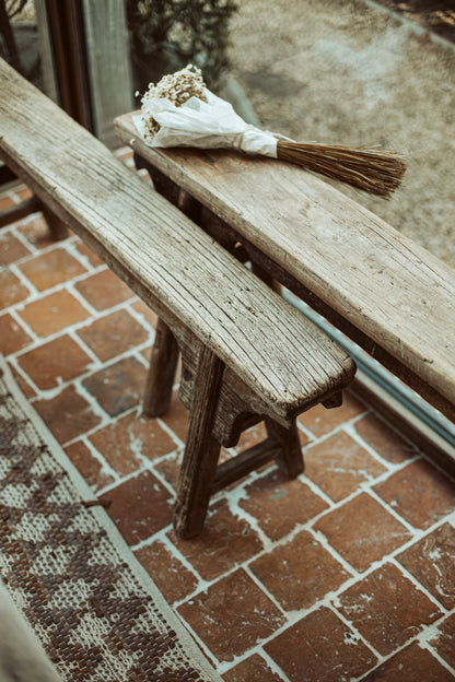 houten banken - brocante