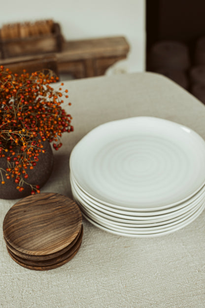 dinner plate wit - Scapa Home - set van 6