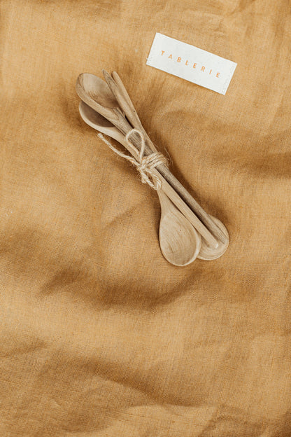 wooden dessert spoon - set van 4