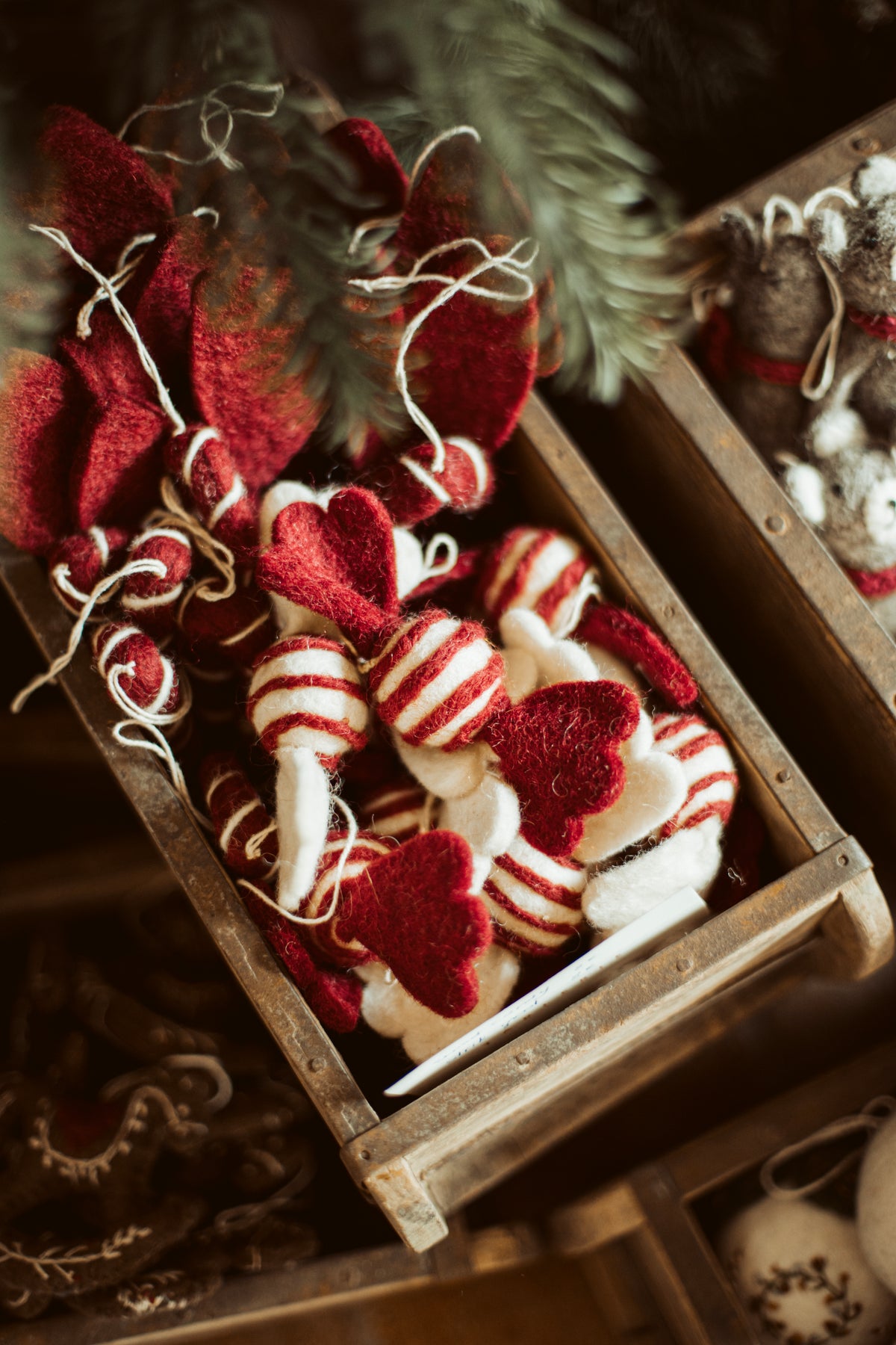 Bonbons de Noël en feutre