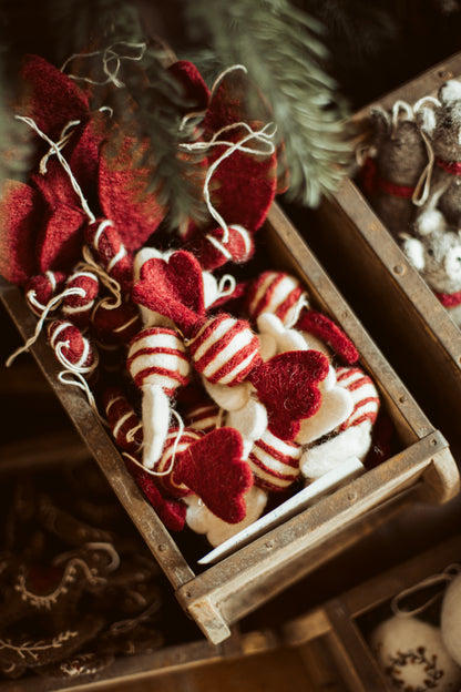 Christmas candy felt