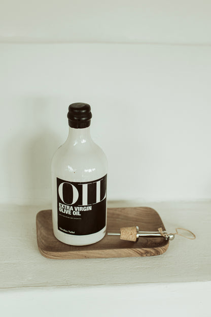 olive oil set & wood