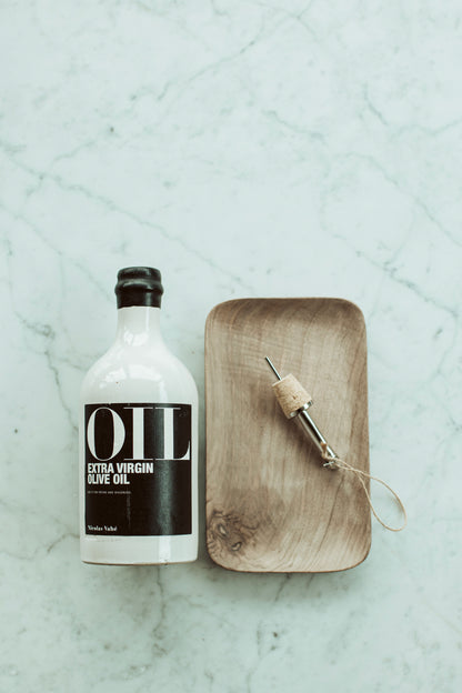olive oil set & wood