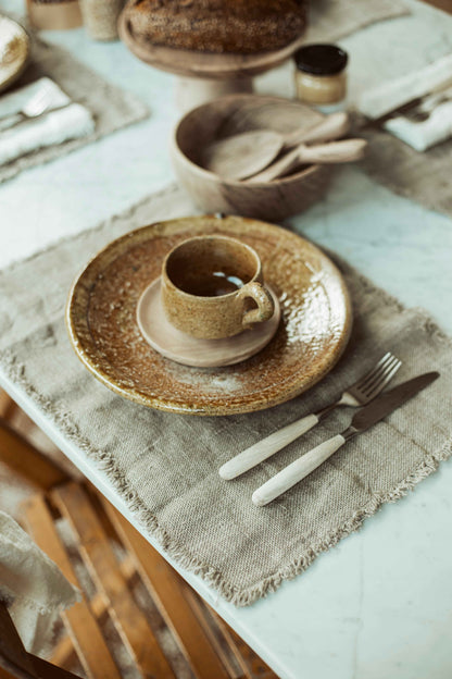 grof linnen placemat - set van 2
