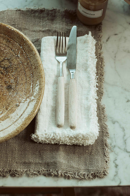grof linnen servet - set van 2